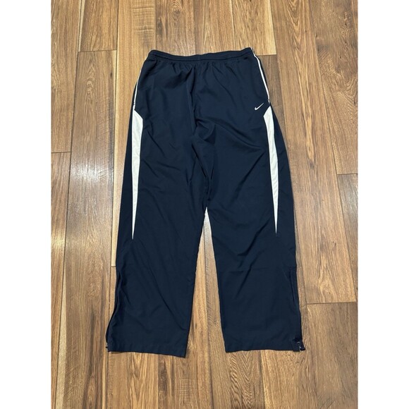 VTG 90s y2k Nike Team Windbreaker Blue Sweatpants Baggy Track Pants XL (READ!) - Picture 1 of 6